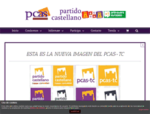 Tablet Screenshot of partidocastellano.org